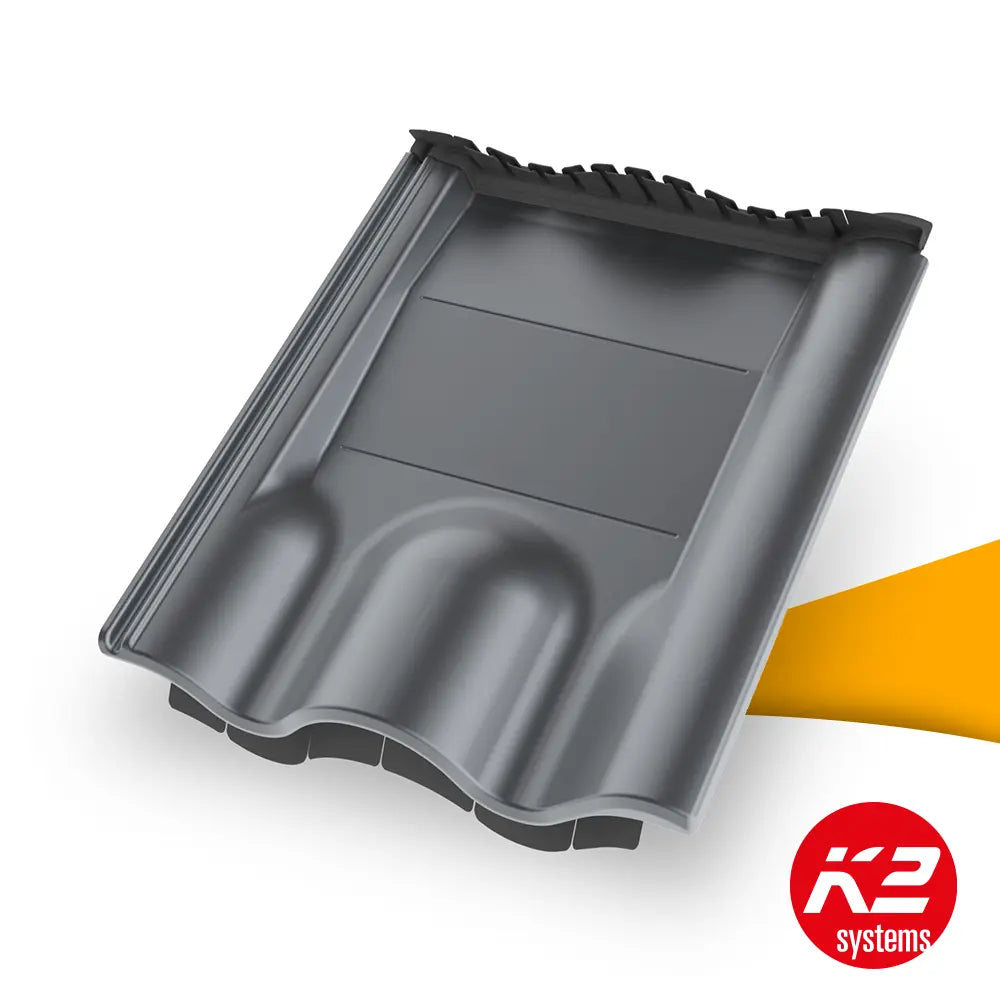 Grijze K2 4Tile metalen vervangpan 2005297 voor montage van zonnepanelen