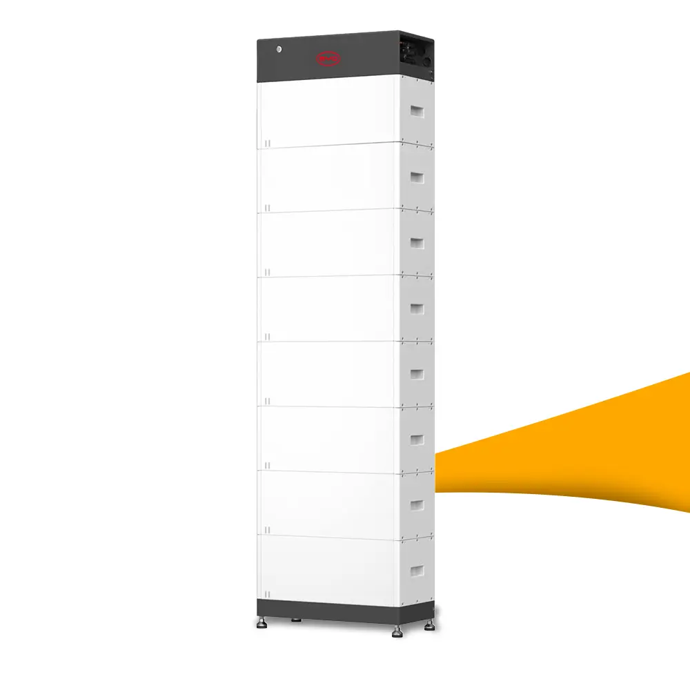 BYD HVM+ 22.1 Battery-Box opslagsysteem kopen bij solago.nl – product op wit met oranje podium