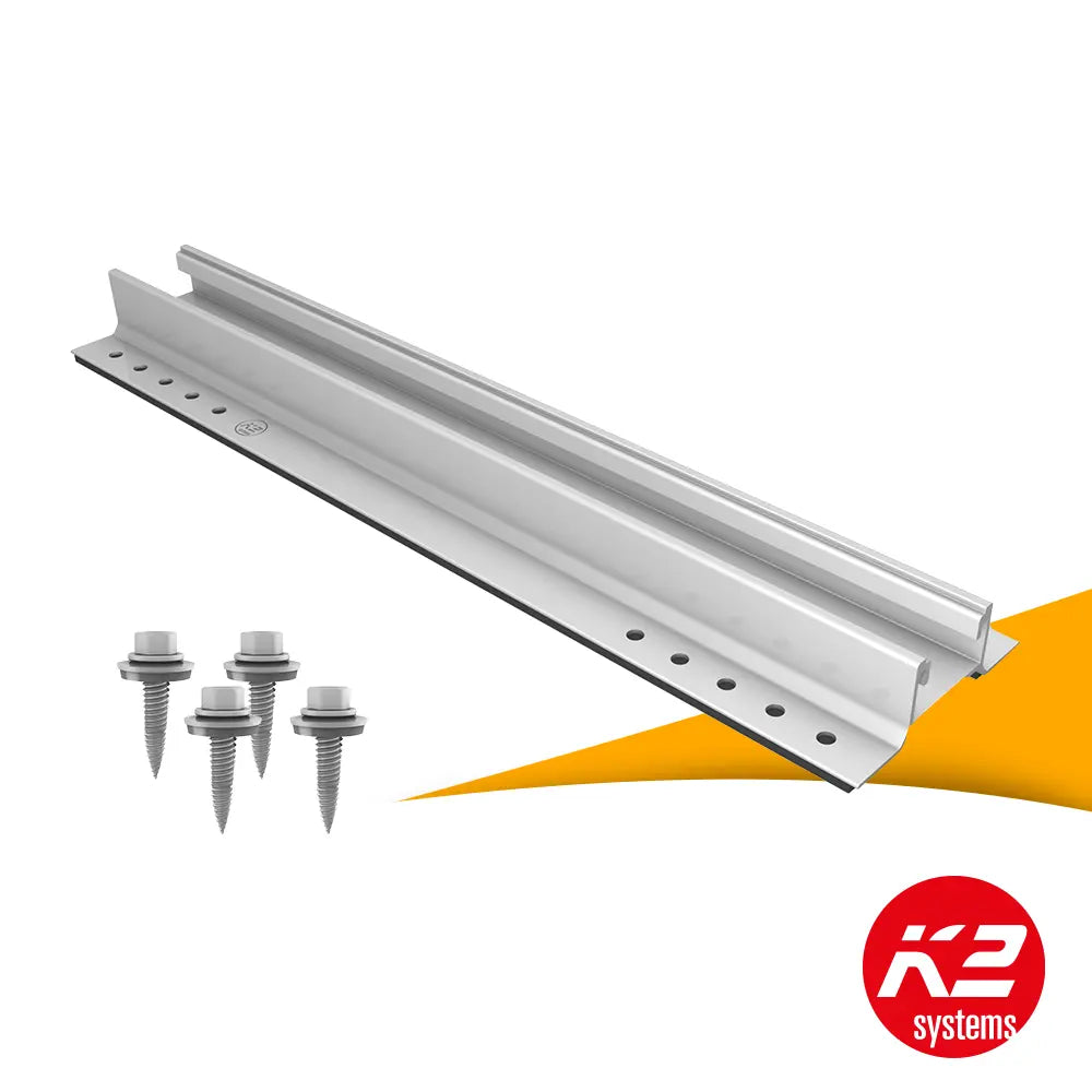 K2 MiniRail MK2 Set - Trapeziumplaat voor hellend dak - 2004211