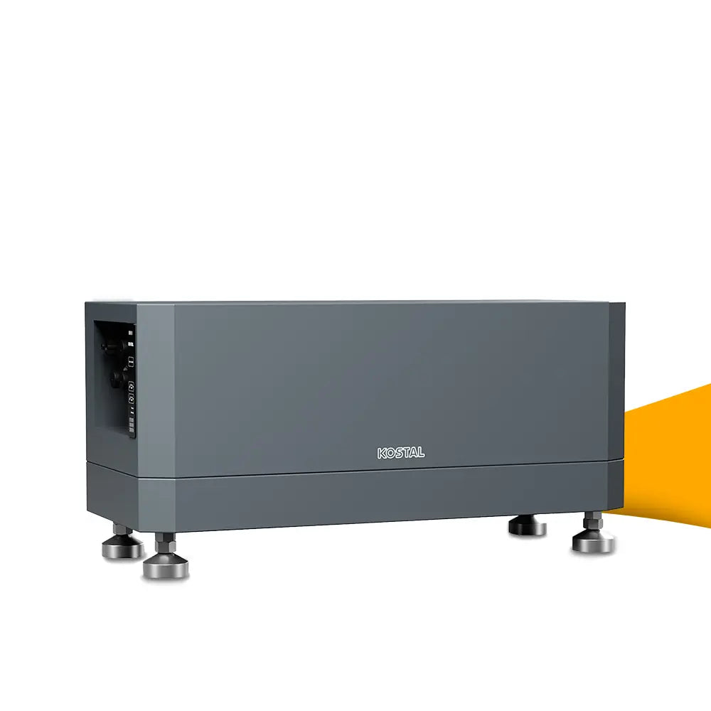 Donkergrijs KOSTAL HELIVOR HV BMS (batterijmanagementsysteem) inclusief sokkel voor het modulaire batterij-opslagsysteem.