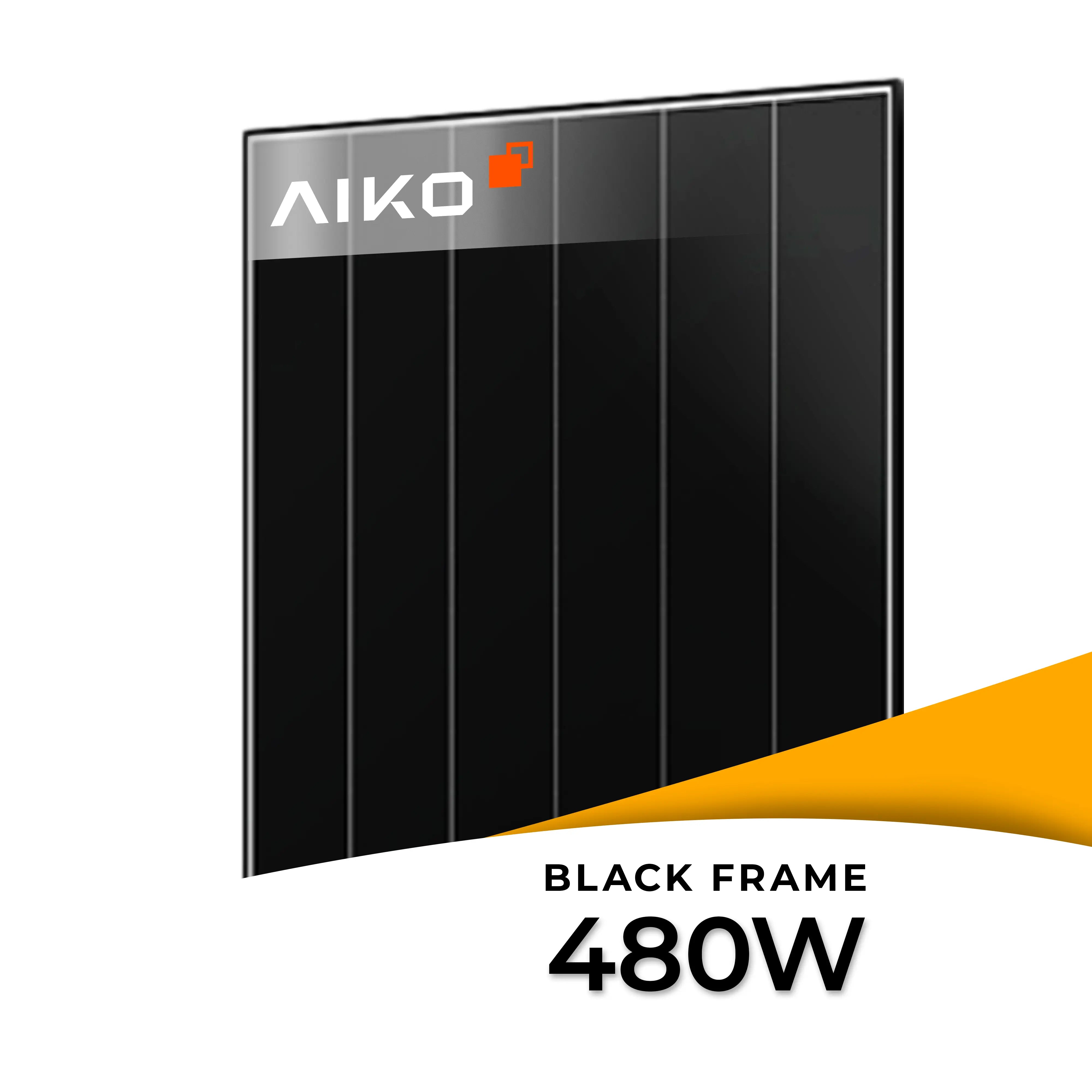 Aiko Solar 480W glas-glas zonnepaneel met zwart frame AIKO-A480-MCE54Dw Neostar 3P+54 – krachtig zonnemodule voor maximale opbrengst (staffelprijs), nu zonnemodule kopen bij solago.nl