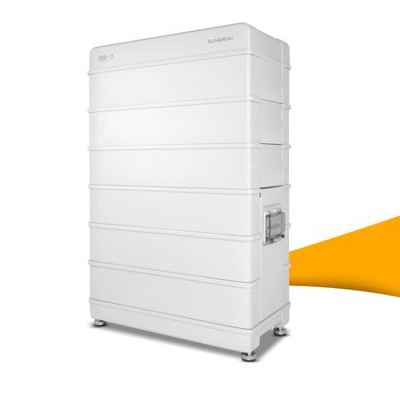 Sungrow SBR192 accu-opslag 19,2 kWh (v13) – modulair batterijsysteem voor PV-installaties met sterke energieopslag en hogere zelfconsumptie, nu accu-opslag kopen bij solago.nl