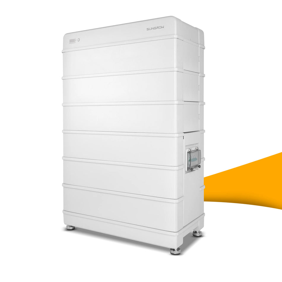 Sungrow SBR192 accu-opslag 19,2 kWh (v13) – modulair batterijsysteem voor PV-installaties met sterke energieopslag en hogere zelfconsumptie, nu accu-opslag kopen bij solago.nl